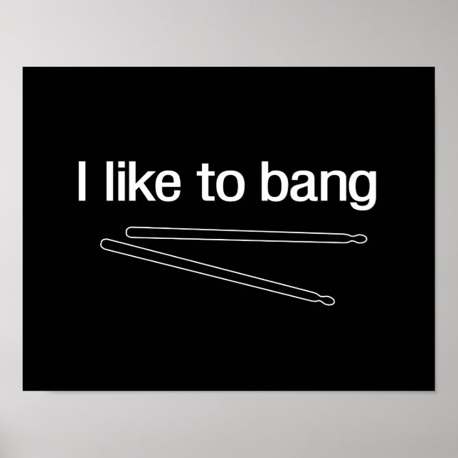 Ich mag es zu singen poster (Vorne)