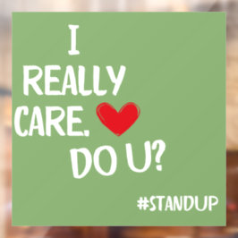 Ich mag Fensterklemmen wirklich. Fensteraufkleber