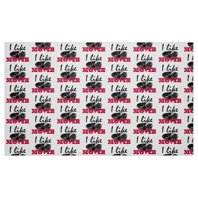 Ich mag Film Stoff (Fat Quarter (45,7 x 55,9 cm))