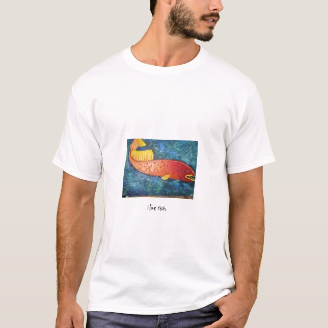 ich mag Fische T-Shirt (Vorderseite)