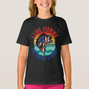 ICH MAG FISCHEN UND VIELLEICHT 3 PERSONEN T-Shirt