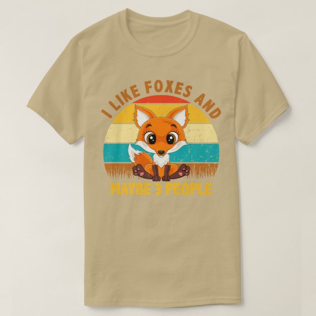 Ich mag Foes und vielleicht 3 Leute von Lover T-Shirt (Design vorne)