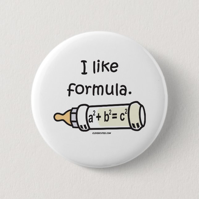 Ich mag Forumla Button (Vorderseite)