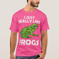 Ich mag Frogs FrogAmphibien-Grüner Frosch
