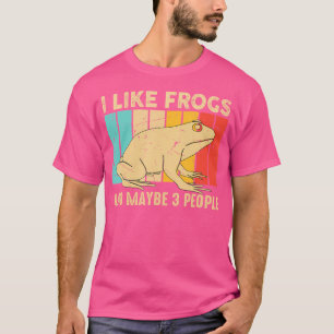 Ich mag Frösche Amphibien am See bis heute T-Shirt