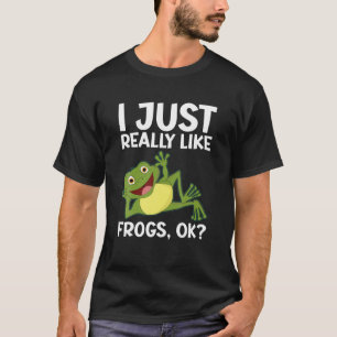 Ich mag Frösche, Frosch liebt Amphibien T-Shirt
