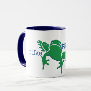 Ich mag Frösche Tasse