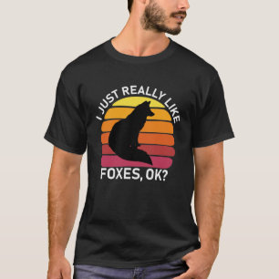 Ich mag Füchse einfach gut? - Funny Fox T-Shirt