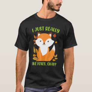 Ich mag Füchse Fuchs Kinder 2 T-Shirt