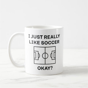 Ich mag Fußball wirklich gut. Kaffeetasse