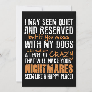 Ich mag ganz und reserviert erscheinen, aber wenn 