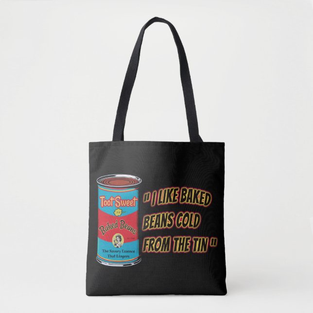 Ich mag gebackene Bohnen kalt aus der Dose (Vorderseite)