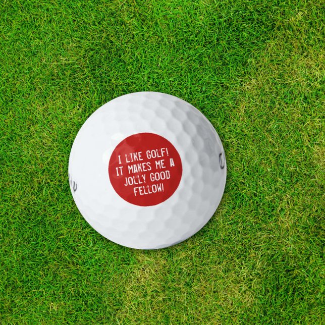 Ich mag Golf Funny Sports Spaß Sprichwort Typograf Golfball (Von Creator hochgeladen)