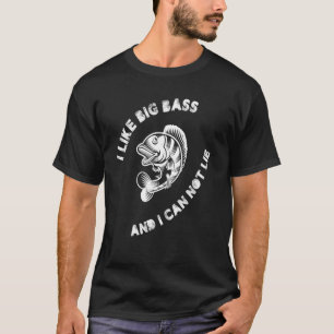 Ich mag große Bässe und ich kann nicht lügen Angel T-Shirt