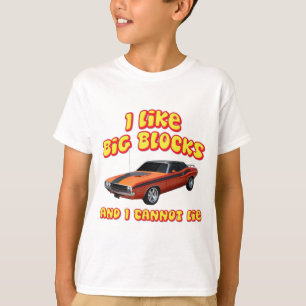 Ich mag große Blöcke u. kann ich nicht liegen T-Shirt