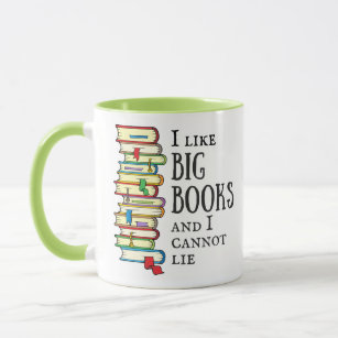 Ich mag große Buch-Kaffee-Tasse Tasse