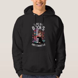 Ich mag große Bücher, die das Buch Lover lesen Hoodie