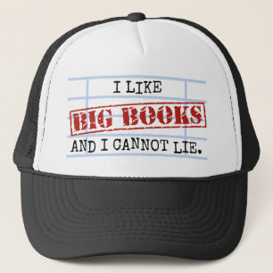 Ich mag große Bücher und ich kann nicht liegen Truckerkappe
