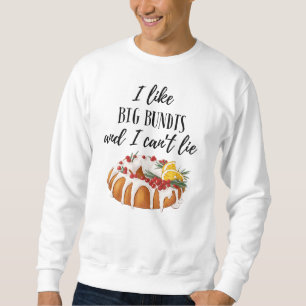 ICH MAG GROSSE BUNDT CAKE ERNTEDANK SWEATSHIRT