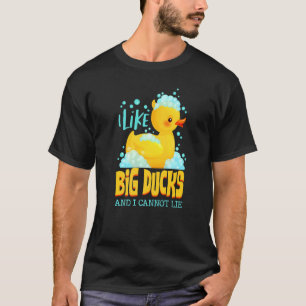 Ich mag große Ente und ich kann nicht schwimmende T-Shirt