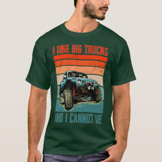 Ich mag große LKW und ich kann keinen lustigen gro T-Shirt