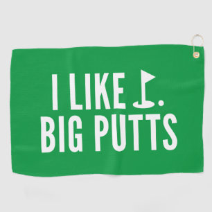 Ich mag große Putts Golfhandtuch