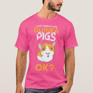 Ich mag Guinea Schwein Guinea Schweinefleisch T-Shirt