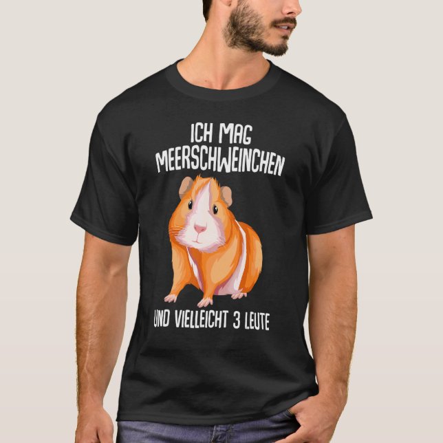 Ich Mag Guinea Schweine Sprichwort Guinea Schwein T-Shirt (Vorderseite)