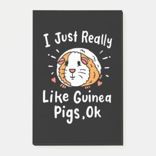 Ich mag Guinea Schweine wirklich Post-it Klebezettel