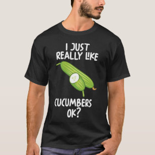 Ich mag Gurken einfach. T-Shirt