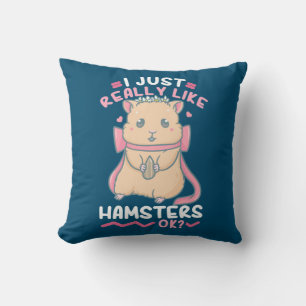 Ich mag Hamster wirklich Kissen