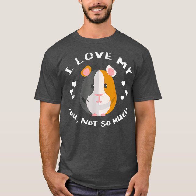 Ich mag Hamsters Funny Hamster-Geschenke wirklich. T-Shirt (Vorderseite)