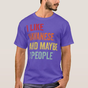 Ich mag Havanese vielleicht 3 Leute T-Shirt