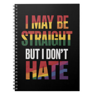Ich mag hetero sein, aber ich hasse LGBT Gay Pride Notizblock