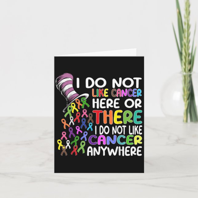 Ich mag hier oder dort keinen Krebs, aber ich mag  Karte (Vorderseite)