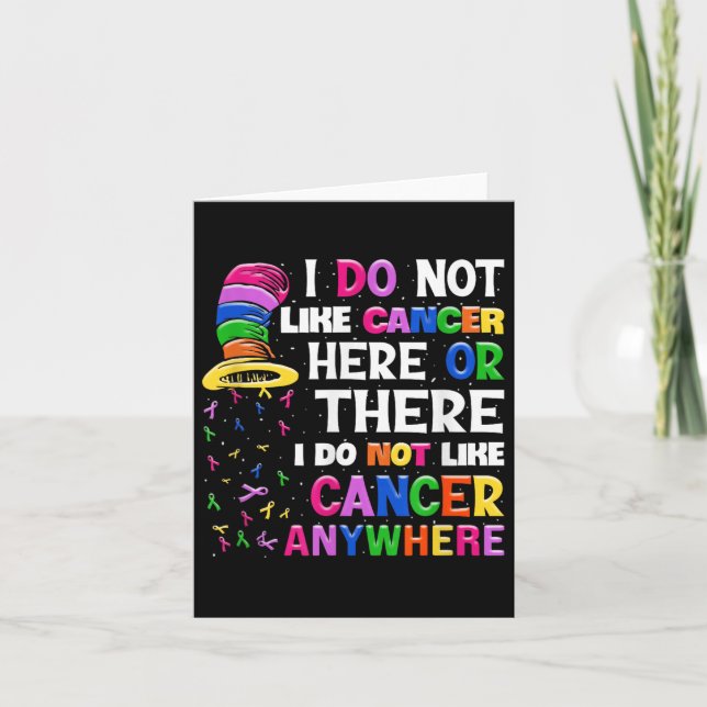 Ich mag hier oder dort keinen Krebs, aber ich mag  Karte (Vorderseite)