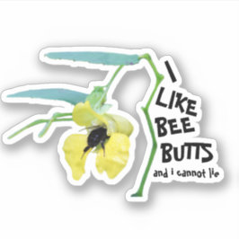 Ich mag Hintern der Beete und ich kann nicht leben Aufkleber