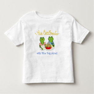 Ich mag Hundertfüßer mit blauem Wanzen-Saft Kleinkind T-shirt