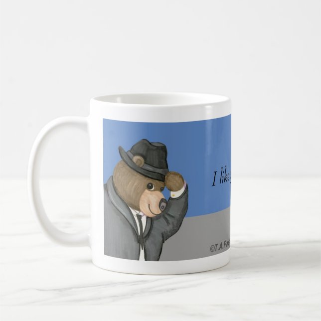 Ich mag Ihre Art! Fedora-Bärn-Tasse Tasse (Links)