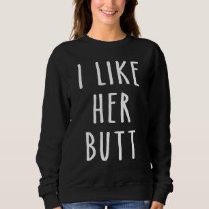 Ich mag ihren Hintern, den sein Bart mit Hispenner Sweatshirt