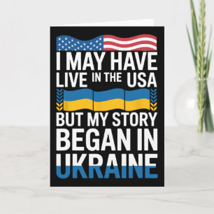 Ich mag in den USA leben, aber meine Geschichte be Karte