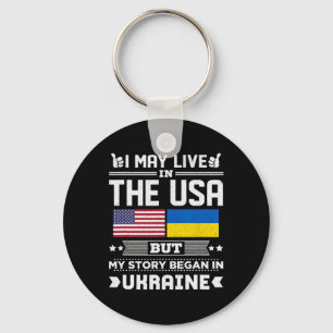 Ich mag in den USA leben, aber meine Geschichte be Schlüsselanhänger
