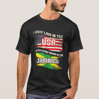 Ich mag in den USA leben, aber meine Geschichte be T-Shirt