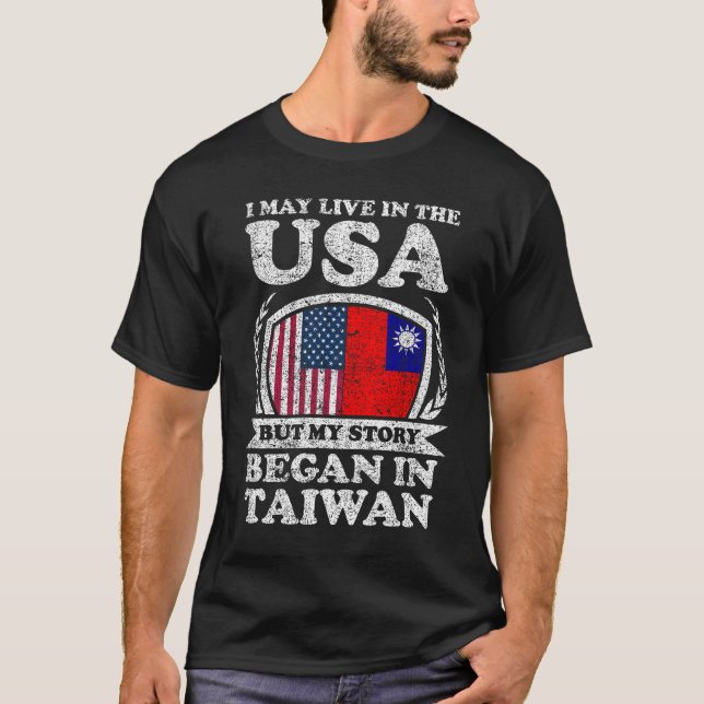 Ich mag in den USA leben, aber meine Geschichte be T-Shirt (Vorderseite)