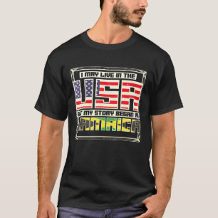 Ich mag in den USA leben, aber meine Geschichte be T-Shirt