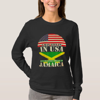 Ich mag in den USA leben, aber meine Geschichte be T-Shirt