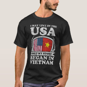 Ich mag in den USA leben, aber meine Geschichte be T-Shirt