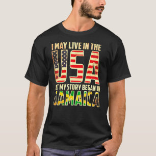 Ich mag in den USA leben, aber meine Geschichte be T-Shirt