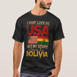Ich mag in den USA leben, aber meine Geschichte be T-Shirt