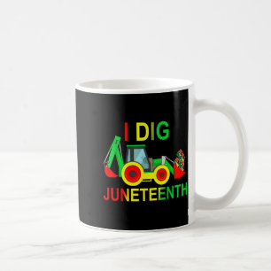 Ich mag Juneteenth-Fäuste Traktor lustiger Kleinki Kaffeetasse